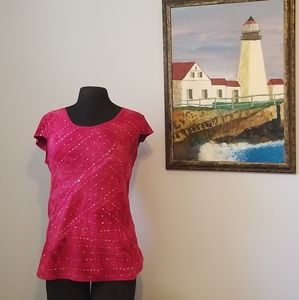 Dress Barn Sequin Top